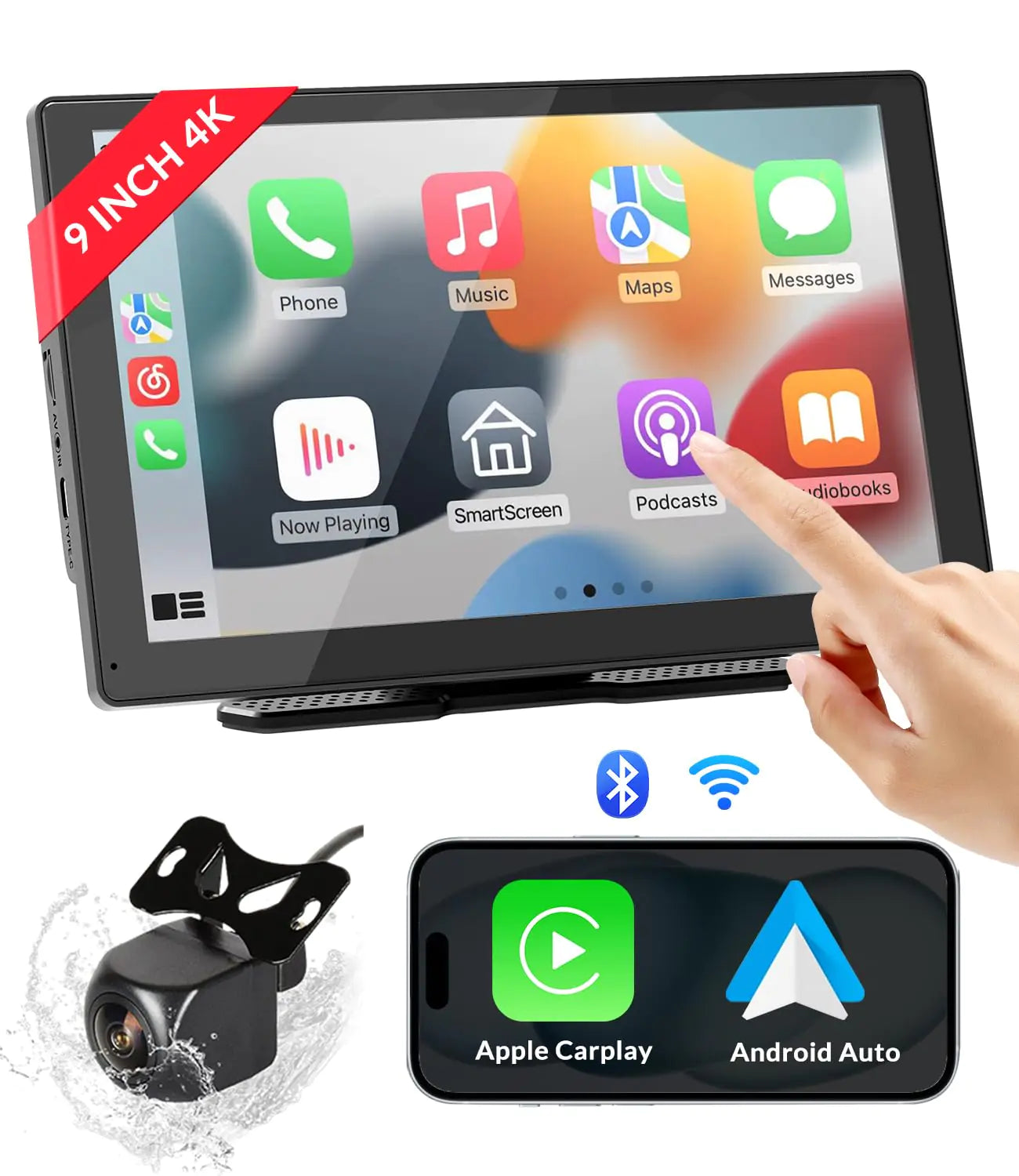 CarX 9" Wireless CarPlay Hub
