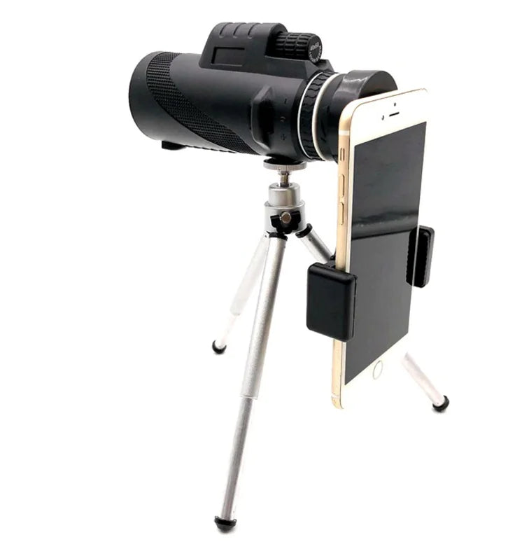 UltraZoom HD Telescope with Smartphone Adapter – 40X Magnification for Outdoor Viewing