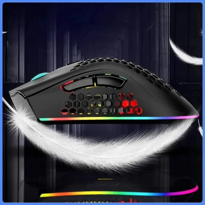 Pro RGB Wireless Gaming Mouse – Rechargeable & Ultra-Precise for PC/Laptop